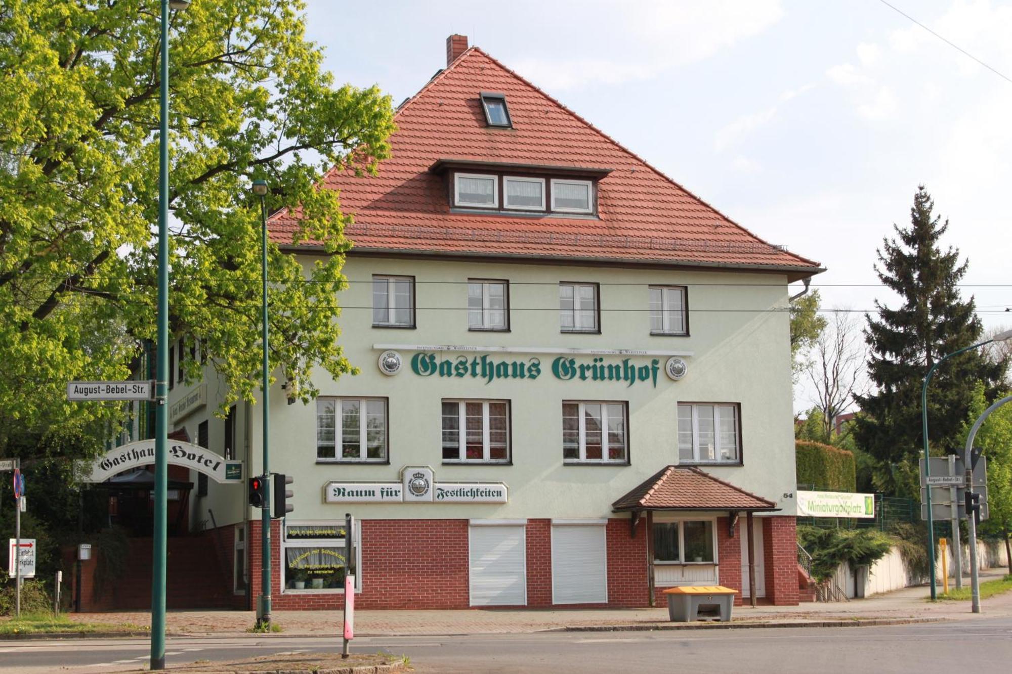 Gasthaus & Hotel Gruenhof Frankfurt an der Oder Exterior foto